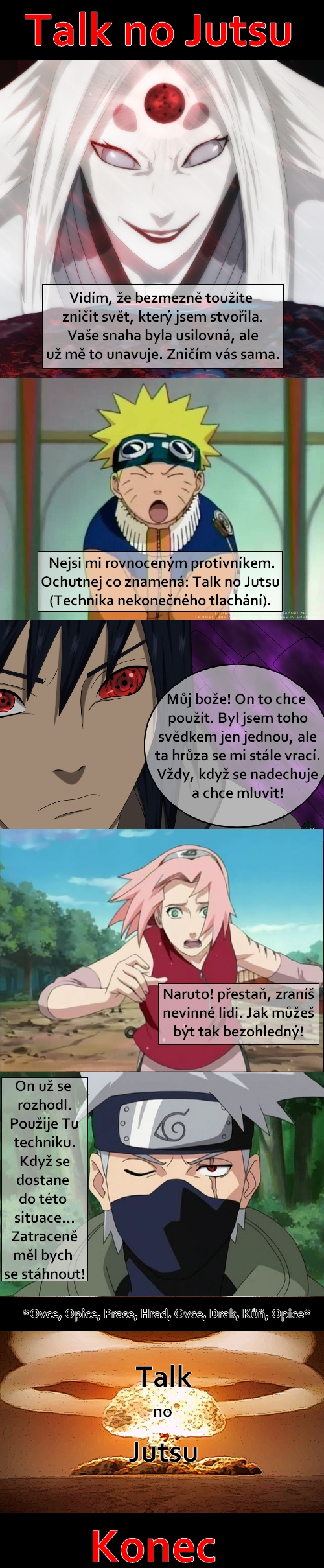 Talk no Jutsu (Technika nekonečného tlachání)